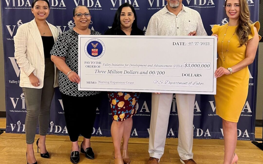The U.S Department of Labor awards VIDA as one of the selected 25 organzations to receive grants for nursing expansion